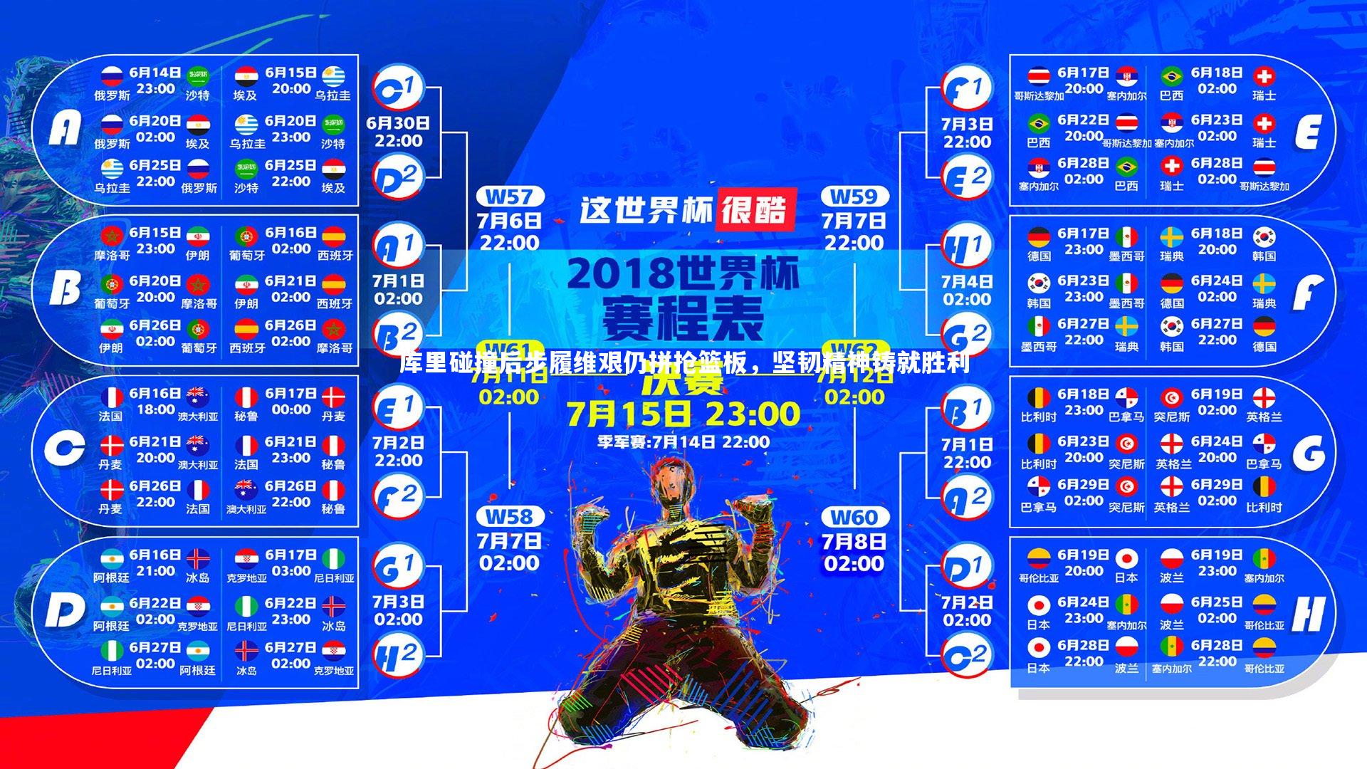 开云体育_库里碰撞后步履维艰仍拼抢篮板，坚韧精神铸就胜利